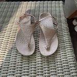 Vionic  Kirra Leather Thong Rose‎ Gold Sandals size 9.5 boho coastal Workwear Photo 1