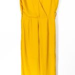 Sienna Sky Mustard Yellow  Cropped Wide Leg Jumpsuit Photo 1