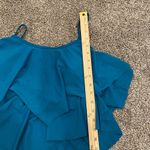 American Trends High Tankini Swimsuit for Women Flounce Top Bathing Suit Top Blue Size 12 Photo 4