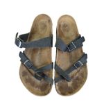 Birkenstock ‎ Mayari Black Leather Sandals Women's Size 39 US 8 Photo 2