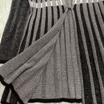 Nic+Zoe  Black and White Long Cardigan with Pleats Size S Photo 7