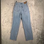 Madewell  Baggy Straight Jeans Women 2 24" High Rise Relaxed Fit Denim Light Wash Photo 2
