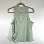 Nike  Green Cotton Blend Activewear Tank Ruched Side Beach Cut-out‎ Womens Size S Photo 5