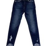 NEW KanCan Shark Bit Skinny Jeans Size 28 Photo 3