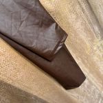 Aerie OFFLINE Chocolate Brown Faux Leather Real Luxe Leggings Large NWT Photo 5