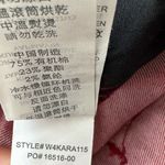 prAna ‎ Womens Red Organic Cotton Low Rise Fitted Pants Size 2 26 Slim Leg NWT Photo 9