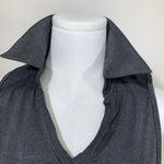 MPG Women’s Sleeveless Polo Shirt Gray Size M Athletic Stretch V Photo 2
