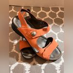 Mephisto Women's Vibrant Orange Sandals colorful comfort Portugal US 6.5 Photo 0