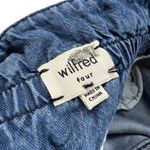 Wilfred High Waist Casual Straight Leg Denim Pants Size 4 Blue Photo 7
