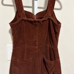 Free People Chocolate Corduroy Jumpsuit Photo 5