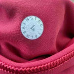 Lululemon  $118 Fast & Free Crop II Nulux 19 Size 4 Retails Dark Red Capris Pants Photo 4