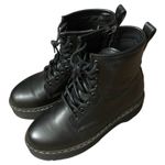 Steve Madden Black Classic Combat Boots Photo 1