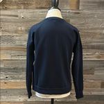 Victoria Beckham for Target Navy Blue Sweater with White Floral Appliqué Size XS Photo 5