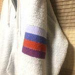 Free City  Zip-Up Hoodie with Striped Sleeve - S Photo 1