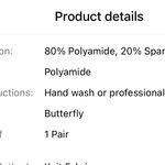 Butterfly Pattern Black Fishnet Tights, Hollow Out See Photo 8