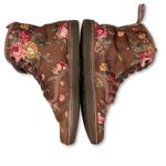 Dr. Martens  Womens Boots 7 Shoreditch Brown Floral Canvas Lace Up Combat Booties Photo 7