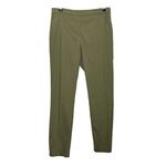 Theory  Pants Women’s Size 0 Dark Olive Work Everyday Pull On Linen Photo 1