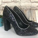 Penny Loves Kenny NEW  Ritz Glitter Pump Black Silver Size 6.5M Photo 0