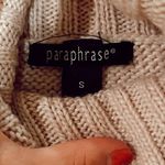 Paraphrase Cropped Turleneck Sweater Photo 3