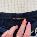 Brandy Melville Womens Navy Blue Elastic Waist Drawstring PullOn Shorts One Size Photo 4