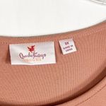 Quacker Factory Plus Size 3X Top Dusty Pink Sequin Studded Knit Scoop Neck 1453 Photo 6