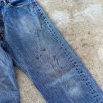 Levi's  505 Men's Classic Straight Fit Blue Denim Jeans W36 L32 Work Jeans Used Photo 2