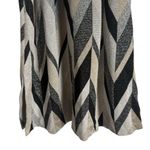 Trina Turk Jocular Geometric Chevron Silver Metallic Mock Neck Sleeveless Top XS Photo 9