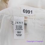 7 For All Mankind Jen7 by 7 For All Mankind Cropped Wide Leg Jeans in off white, women size 14 Photo 13