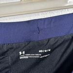 Under Armour  Women Navy Blue Loose Fit Athletic Heat Gear Shorts Size M. Photo 4