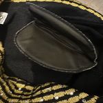 Vintage Black Gold Rhinestone Button Cardigan San Remo Laura Knits Size S Photo 11