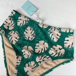 Cupshe NWT  Palm Leaf High Waisted Bikini Bottoms Photo 5