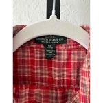 Ralph Lauren Lauren  Red Plaid Button-Up Shirt - XS Photo 2