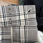 Ava & Viv  Women's Plus Size Cream Plaid High Rise Tapered Pants - Size 22 - NWT Photo 6