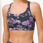 Lululemon  Athletica Purple Floral Energy Bra Photo 0