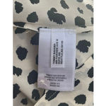 Tommy Bahama Darling Dots Long-Sleeve Silk Shirt Ivory Black Size S/P Photo 5