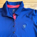 EP Pro Women’s Golf Shirt Size Small Blue Pink Polo B Emblem Photo 4