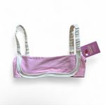 Strawberry Milk Mob Pink and Cream Bikini top Bandeau Strawberry Milk Top small Photo 1