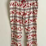 Hanna Andersson Women’s Holiday Reindeer Flannel Pajama Set Photo 4