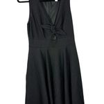 Hutch Anthropologie Black Fit and Flare Cut Out Bust Dress Size Small Photo 0