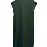 Papaya  Green Halter Neck Sheath Midi Dress Photo 0