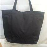 PINK - Victoria's Secret New VS PINK 2022 Black with Plaid Logo Weekender Tote Shoulder Bag Photo 4