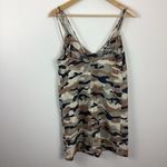 ZARA  Camouflage Linen Blend Dress Size Small Photo 2