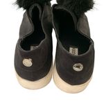 Steve Madden Black Faux Fur Girly Fashion Sneakers 7.5 Photo 2