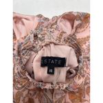 1. State Sleeveless High Neck Paisley Knee Length Dress in Size XS Pink Photo 7