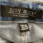 Judy Blue  straight leg blue jeans tummy control knee distress ripped size 25 Photo 2