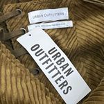 Urban Outfitters UO Kensie Corduroy Army Green LaceUp Back Fit N Flare Dress M Photo 13