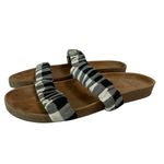 Madewell Loretta Gingham Check Slide Sandals size 8 Photo 3