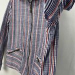 Tribe Kelley  Oversized Shacket Size Small Striped Photo 10