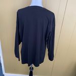 Topshop women S 4-6 Longsleeve scoopneck casual top black Photo 8