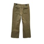 St. John Sport By Marie Gray Jeans Womens Sz 14 Olive Green Denim Wide Leg D6-7 Photo 2